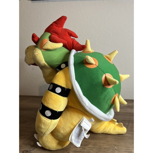 Build a Bear Super Mario Bowser Plush 15"‎ Tall CC 2021 Pre-Owned Excellent - Picture 8 of 12